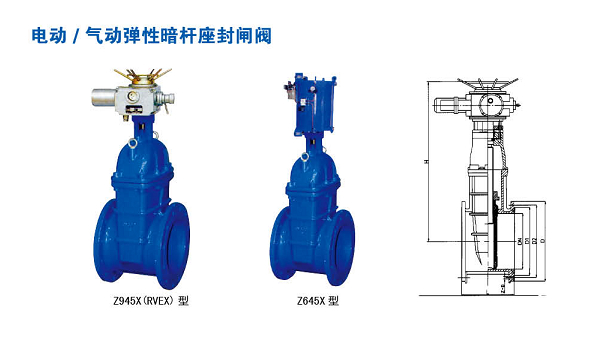 電動/氣動彈性暗杆座封閘閥